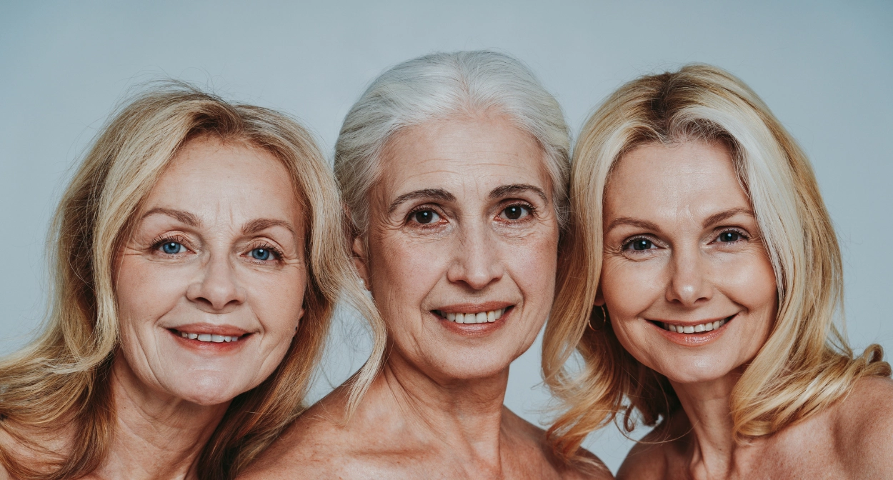 Menopause Hautpflege und Kosmetik